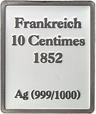 Napoleon III Bonaparte - Znaczki Świata - Srebro