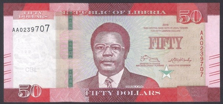 Liberia 50 Dolarów 2016