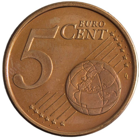 Estonia 5 Euro Centów 2011