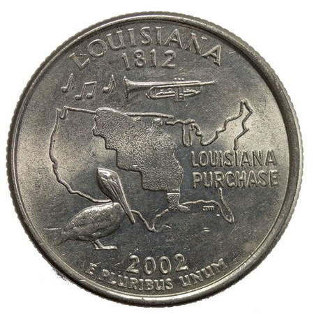 USA 25 Centów 2002 - Louisiana, Quarter