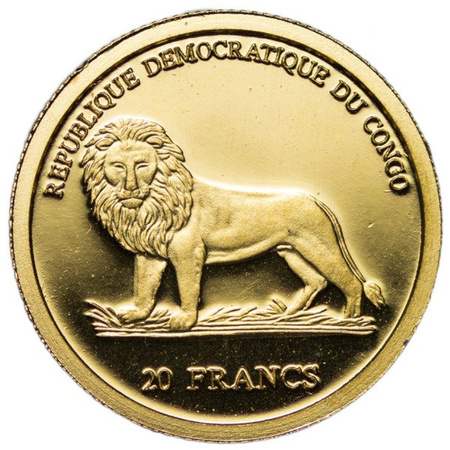 Kongo 20 Franków 2003 - Jan Paweł II