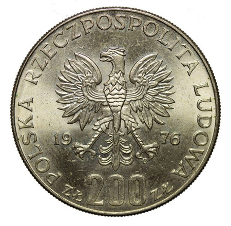 Polska PRL 200 Złotych 1976 - Igrzyska XXI Olimpiady
