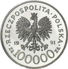 Polska 100 000 Złotych 1991 - Żołnierz Polski na Frontach II Wojny Światowej - Tobruk 1941