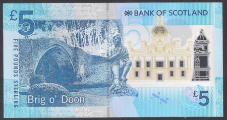 Szkocja 5 Funtów 2016