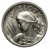 Polska 1 Złoty 1925 - Żniwiarka