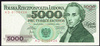 Polska PRL 5 000 Złotych 1982 - Fryderyk Chopin