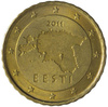 Estonia 10 Euro Centów 2011