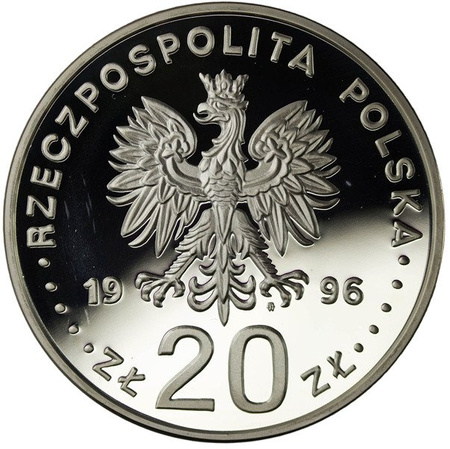 Polska 20 Złotych 1996 - IV Wieki Stołeczności Warszawy