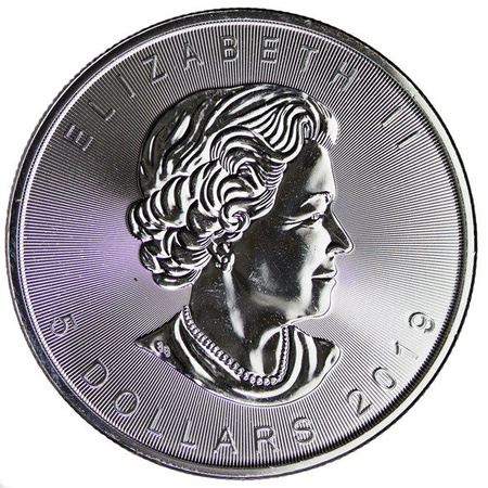 Kanada 5 Dolarów 2019 - Liść Klonowy 1 oz. Ag999