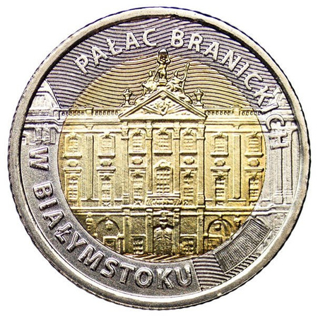 Polska 5 Złotych 2020 - Pałac Branickich w Białymstoku