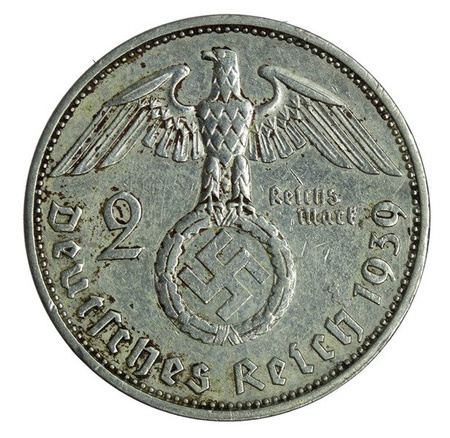 Niemcy 2 Marki 1939 A - Paul von Hindenburg