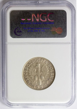 Polska 2 Złote 1924 - Literka H, Grading NGC XF45