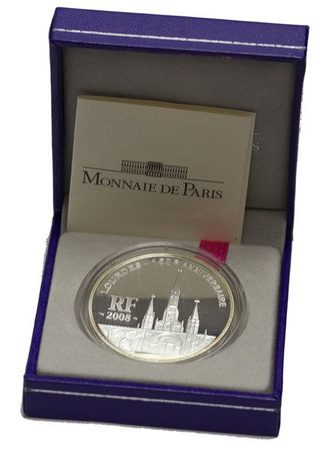 Francja 1,5 Euro 2008 - 150 rocznica Lourdes