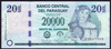 Paragwaj 20000 Guaranies 2015