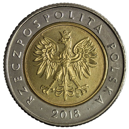 Polska 5 Złotych 2018 - 100-lecie odzyskania niepodległości