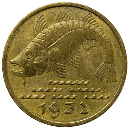 Wolne Miasto Gdańsk 10 Fenigów 1932