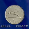 Polska 200 Złotych 1980 - XII Zimowe Igrzyska Olimpijskie Lake Placid 1980, znicz