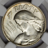 Polska 1 Złoty 1925 - Żniwiarka, MS 63