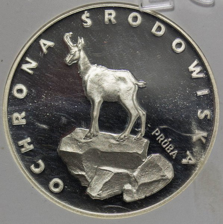 Polska 100 Złoty 1979 rok - Ochrona Środowiska - Kozica - GCN PR 66, Próba