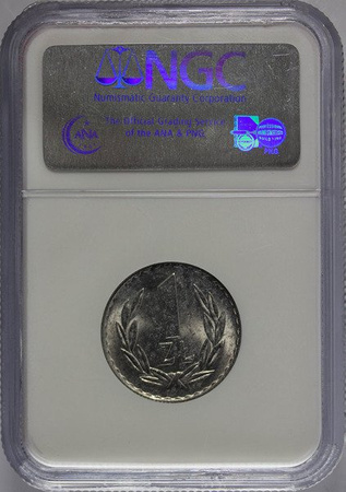 Polska 1 Złoty 1971 rok - NGC MS 63