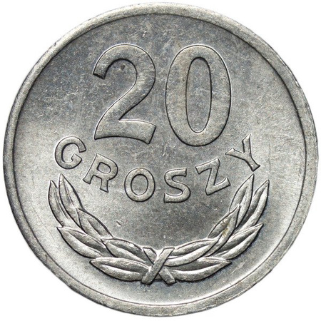 Polska PRL 20 Groszy 1975
