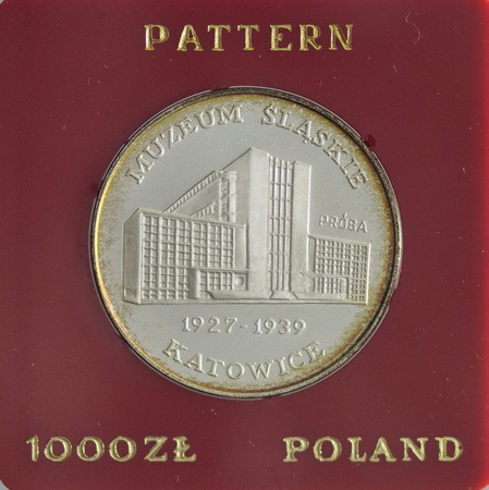 Polska 1 000 Złotych 1987 - Muzeum Śląskie - Katowice, Próba