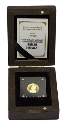 Niue 5 Dolarów 2018, Roman Dmowski, 100-lecie niepodległości Polski