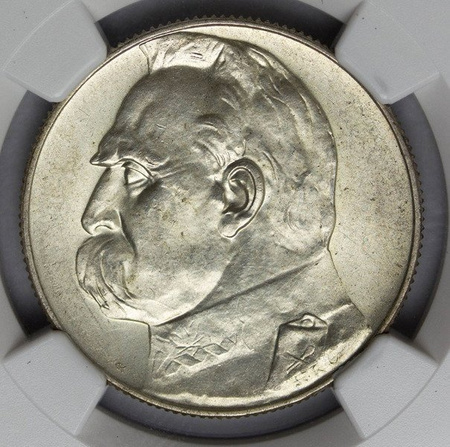 Polska 5 Złotych 1936 - Józef Piłsudski, MS 64