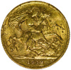 Wielka Brytania 1/2 Suwerena 1912 - Jerzy V