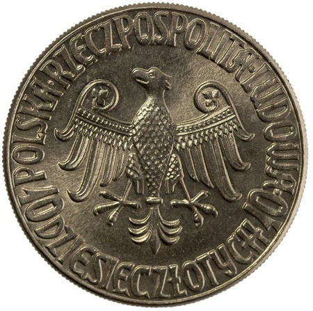 Polska 10 Złotych 1964 b.z. - Kazimierz Wielki, Próba