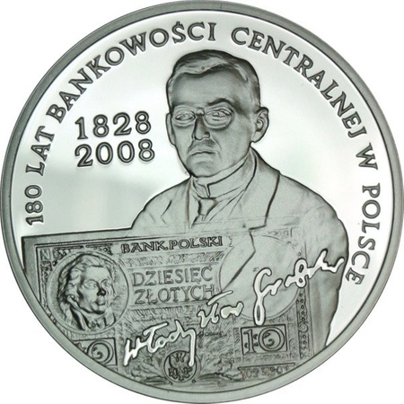 Polska 10 Złotych 2009 - 180 Lat Bankowości Centralnej w Polsce