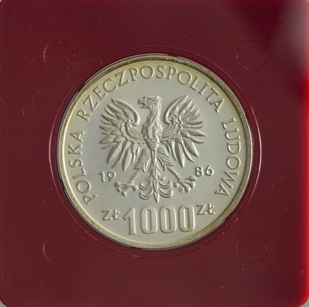 Polska 1 000 Złotych 1986 - Sowa, Próba