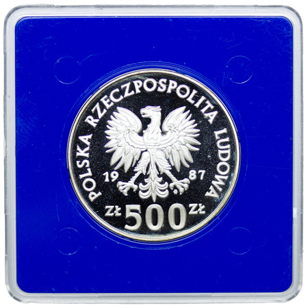 Polska 500 Złotych 1987 - Zimowe Igrzyska Olimpijskie Calgary
