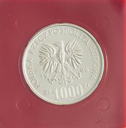 Polska 1 000 Złotych 1986 - Szpital Centrum Zdrowia Matki Polki, Próba