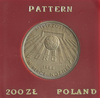 Polska 200 Złotych 1987 - Mistrzostwa Europy w Piłce Nożnej 1988, Próba