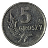 Polska PRL 5 Groszy 1963 b.z.