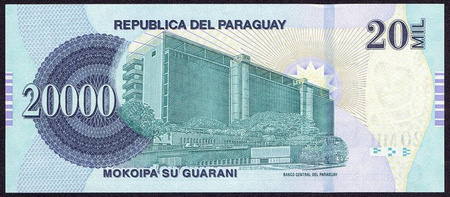 Paragwaj 20000 Guaranies 2015
