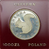 Polska 1000 Złotych 1985 - Wiewiórka, Próba