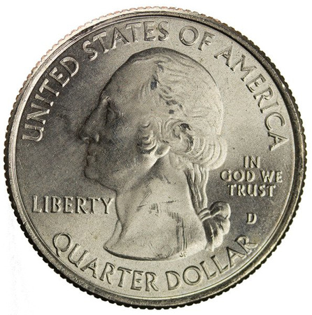 USA 25 Centów 2014 - Great Smoky Mountains, Quarter