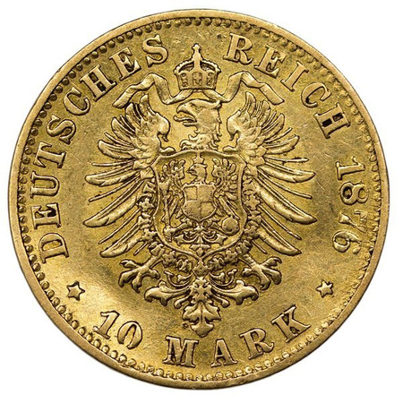 Niemcy (Hesja) 10 Marek 1876 H