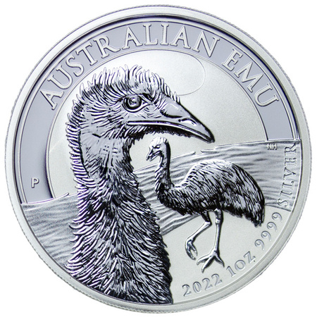 Australia 1 Dolar 2022, Australian Emu