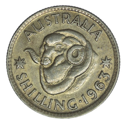 Australia 1 Szyling 1963 - Owca