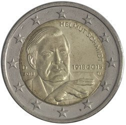 Niemcy 2 Euro 2018 D - Helmut Schmidt