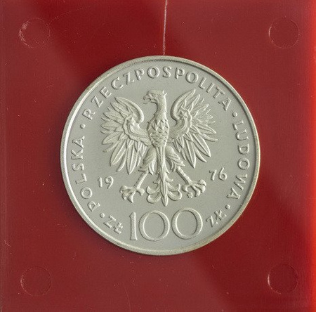 Polska 100 Złotych 1976 - Kazimierz Pułaski, Próba