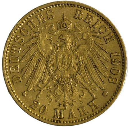 Niemcy (Prusy) 20 Marek 1903 A - Wilhelm II