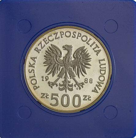 Polska 500 Złotych 1988 - Mistrzostwa Świata w Piłce Nożnej - Włochy