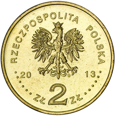Polska 2 Złote 2013 - Fregata Rakietowa Gen. K.Puławski