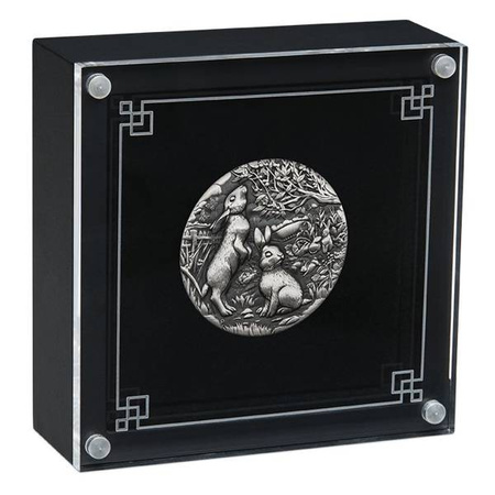 Australia 2 dolary 2023, Rok Królika, Antiqued, Lunar III