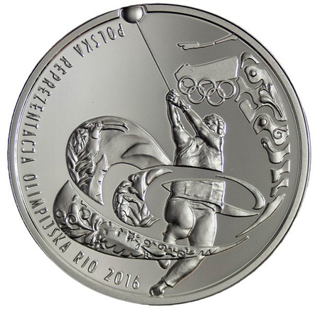 Polska 10 Złotych 2017 - Polska Reprezentacja Olimpijska Rio de Janerio 2016