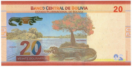 Boliwia 20 Bolivianos 2018